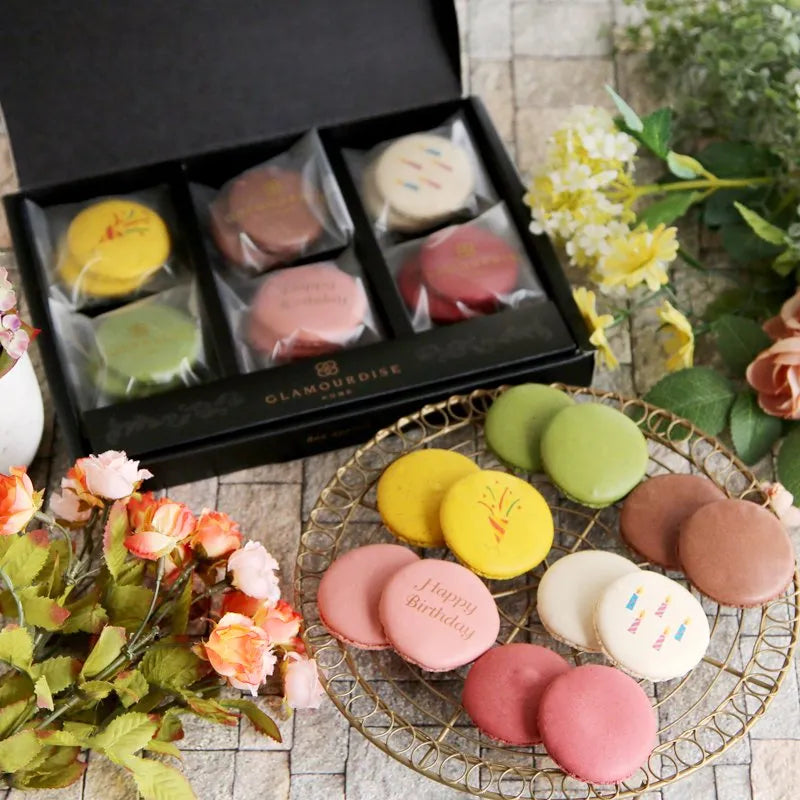誕生日マカロンクッキー 6個セット （ポスト投函） – ア・ラ