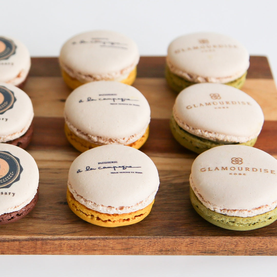 オーダーメイド ロゴ入れプリントマカロン（マカロンコロレ3個セット常温）