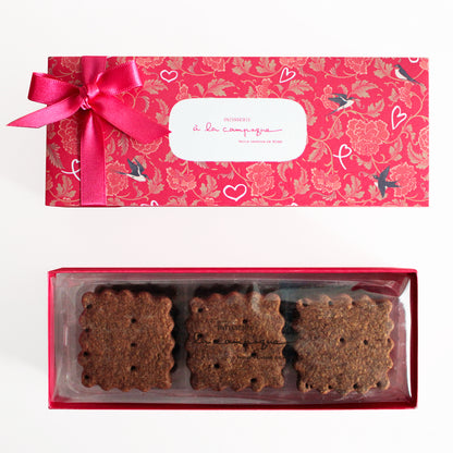 チョコが詰まったタルトクッキー / 「タルト フーレ オ ショコラ」