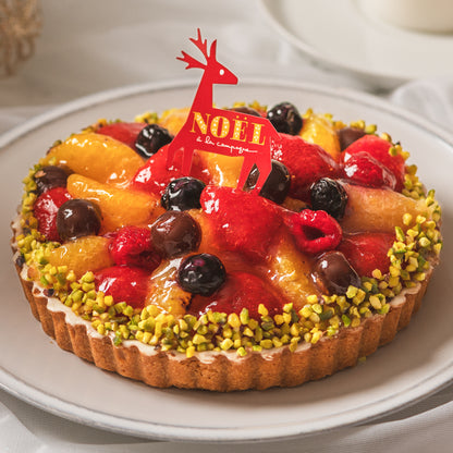 クリスマスフルーツタルトケーキ5号（15cm） / 「タルト・ドゥ・ノエル・オ・フリュイ」