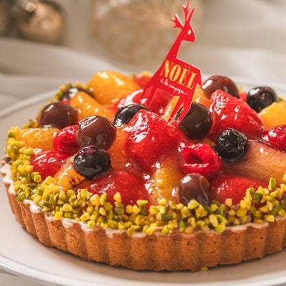 クリスマスフルーツタルトケーキ5号（15cm） / 「タルト・ドゥ・ノエル・オ・フリュイ」