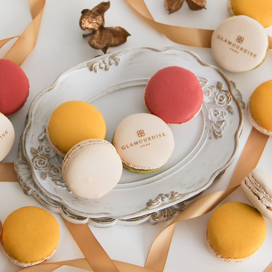 創立・周年記念オリジナルロゴ入りマカロン 【文字入れ・オーダー